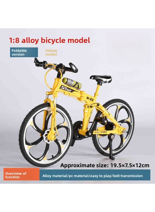 Cross-border Alloy Simulation 28 Bar Mini Road Bike Model Mountain Bike Ornaments Racing Bike Gifts 