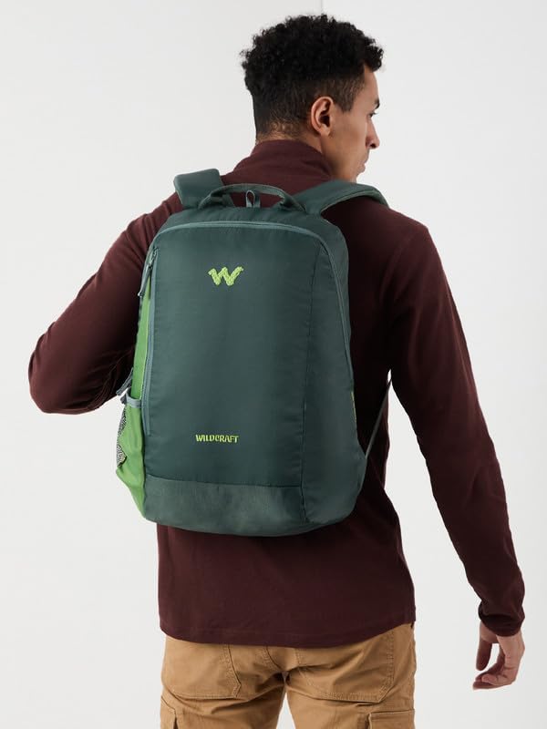 Wildcraft STREAK 22 Laptop Backpack for Men & Women - Dark Forest | Water-Resistant, Lightweight Laptop Compartment, Ergonomic Designed Backpack | Stylish Backpack for Office, College & Travel - Image 3