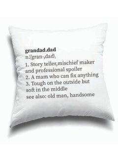 PRINTSHOP4ME Grandpa's Day Special Birthday and Father's Day Throw Pillow 40x40 cm - Perfect Grandfather Gift - Thanksgiving Gift for Grandfather - Grandpa Cushion Cover for Sofa Bed  - Image 1
