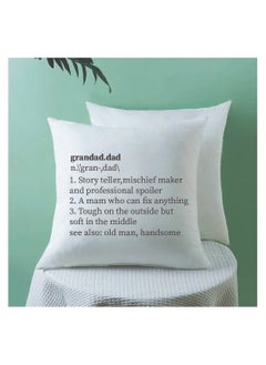 PRINTSHOP4ME Grandpa's Day Special Birthday and Father's Day Throw Pillow 40x40 cm - Perfect Grandfather Gift - Thanksgiving Gift for Grandfather - Grandpa Cushion Cover for Sofa Bed  - Image 4