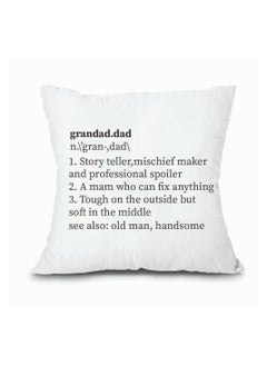 PRINTSHOP4ME Grandpa's Day Special Birthday and Father's Day Throw Pillow 40x40 cm - Perfect Grandfather Gift - Thanksgiving Gift for Grandfather - Grandpa Cushion Cover for Sofa Bed  - Image 2