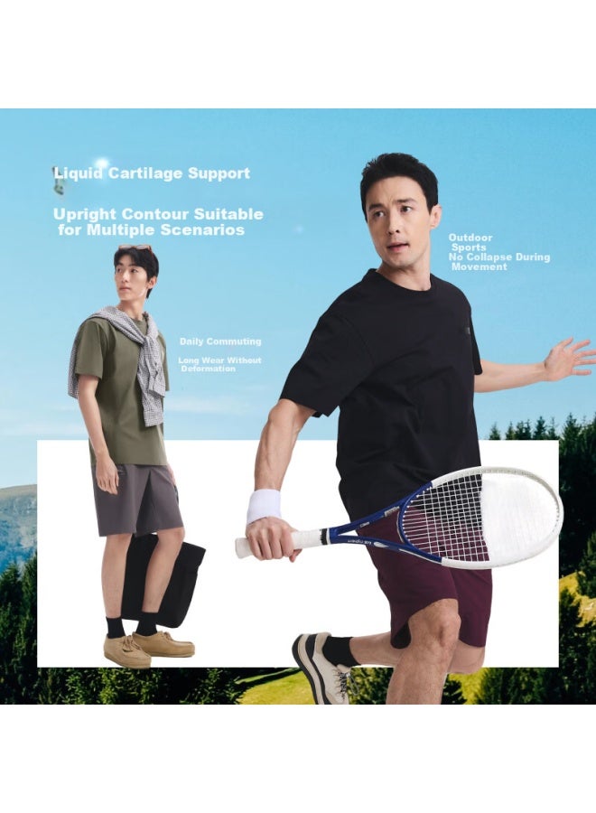 Beneunder Men's Short Sleeve T-shirt Outdoor Sun Protection Sweat-resistant Sports Three-protection T-shirt Spring Summer Men's Clothing Dr020 Dusk Black XL - Image 4