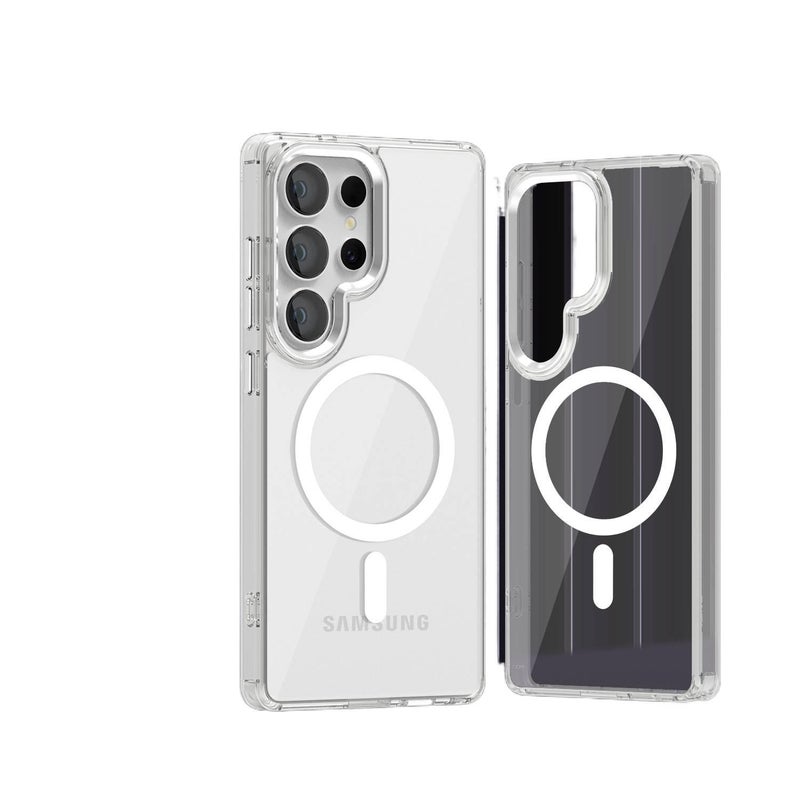 غطاء MagSafe بMetal لـ Samsung Galaxy A17 مع حماية من السقوط ومغناطيس قوي مع مقاوم للصدمات مع مغناطيسي مع إطار عدسة معدني باللون أخضر للاستخدام المتكرر للاستخدام اليومي - Image 3