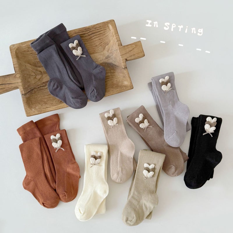 Anti-Pilling Girls' Leggings Class A Cotton Knitted Children'S Pantyhose Mid-Thick Baby'S Pantyhose New Korean Style - Image 5