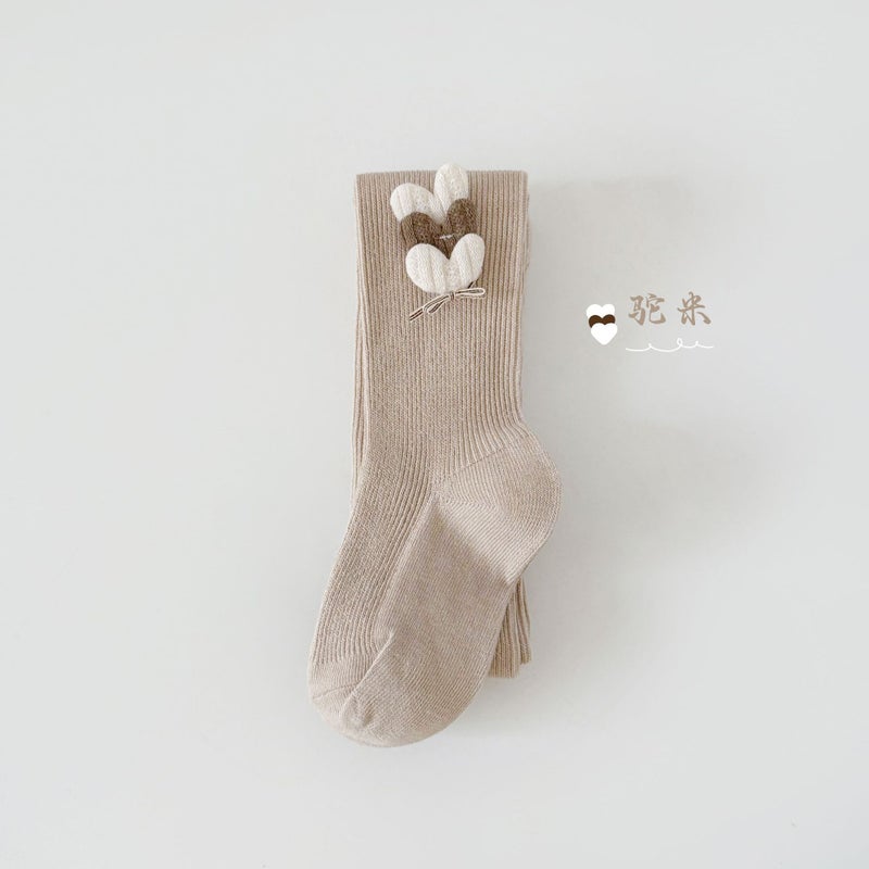 Anti-Pilling Girls' Leggings Class A Cotton Knitted Children'S Pantyhose Mid-Thick Baby'S Pantyhose New Korean Style - Image 1