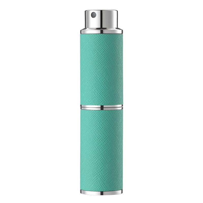 Owlyee 8 مل رذاذ عطر جلدي فارغ كولونيا رذاذ زجاجة صغيرة عطر بخاخ موزع للسفر (1 قطعة أخضر) - Image 1