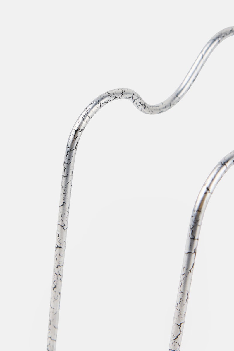 Bombay 2 In 1 Kitchen Organizing Rack, Silver - Image 2