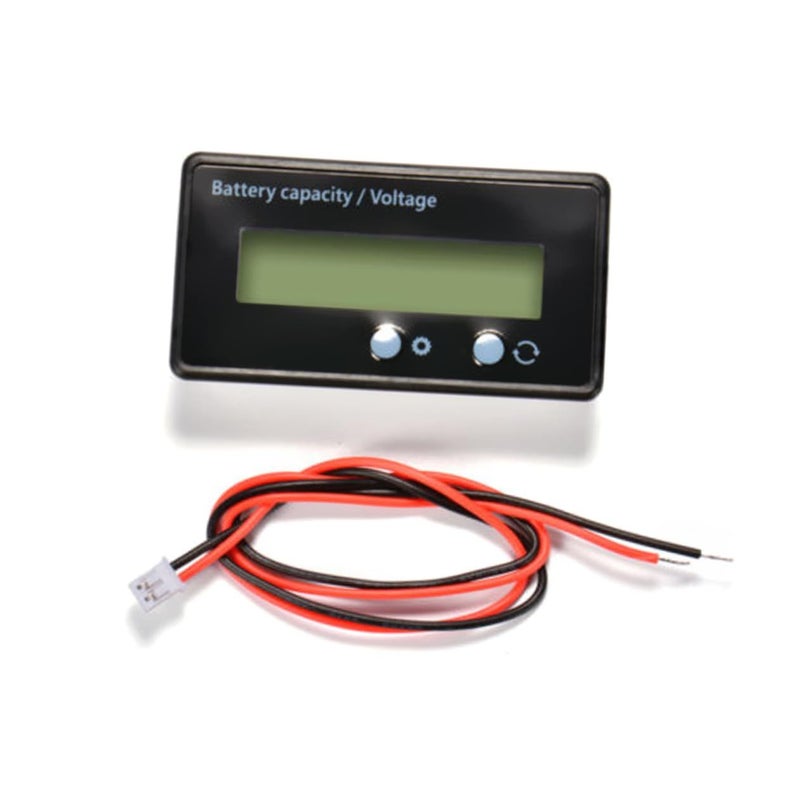 Blue Battery Capacity Tester Voltage Monitor LCD Backlight for Acid Batteries 2 Pcs Medium Size - Image 4