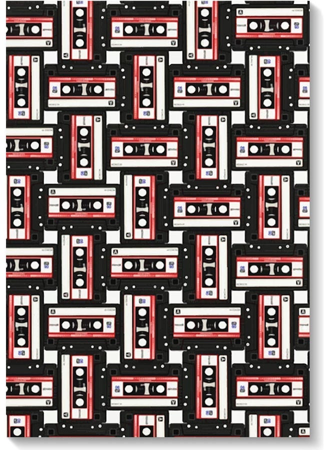 RYN Cassettes Wall Art Painting Multicolour 40x60cm - Image 1