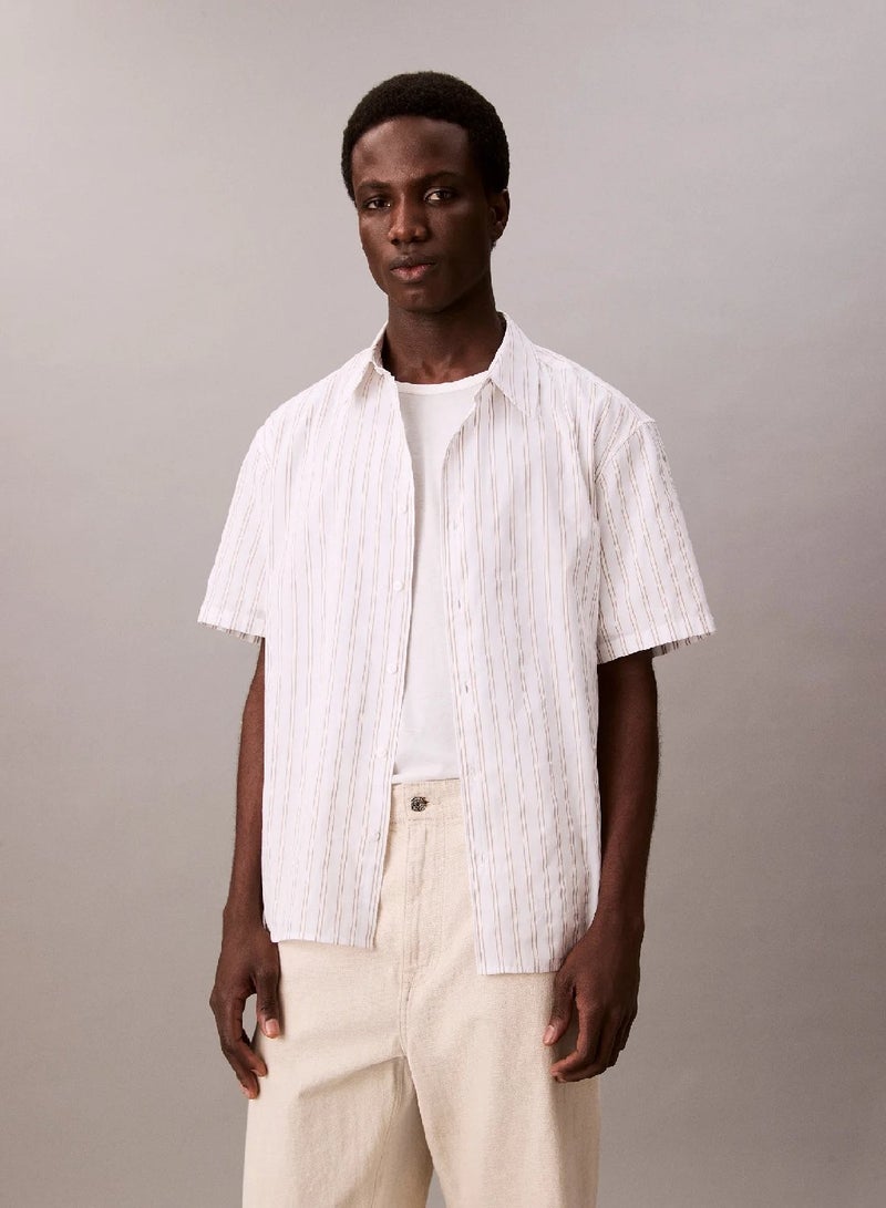 كالفن كلاين قميص فاخر من القطن - Image 1