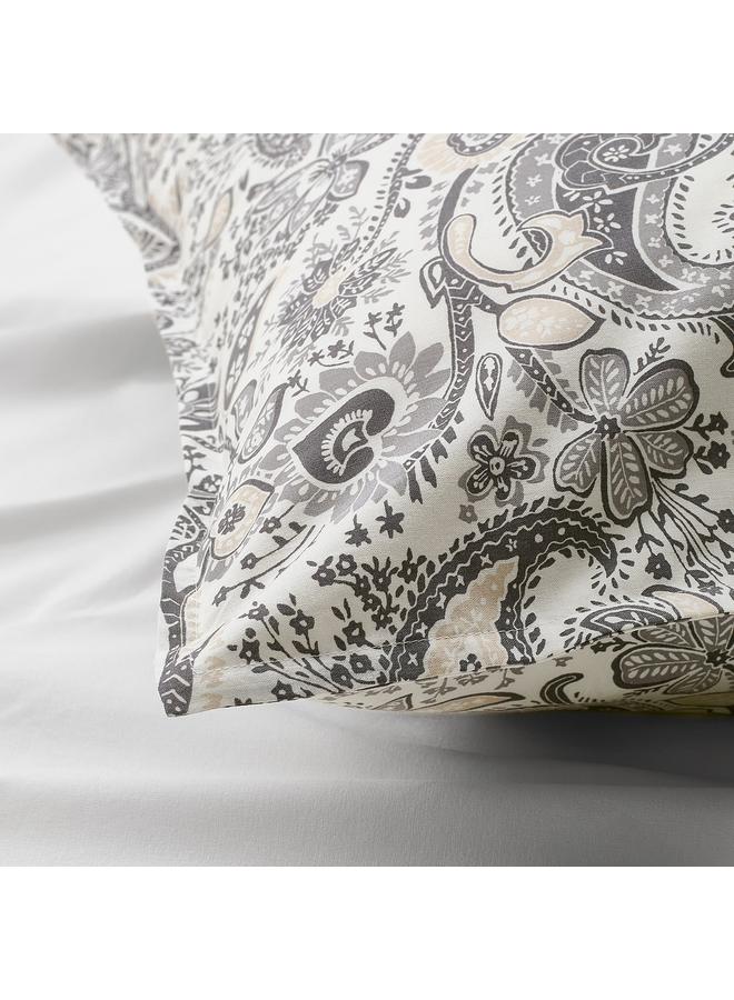 erorex Pillowcase, grey/white, 50x80 cm - Image 2