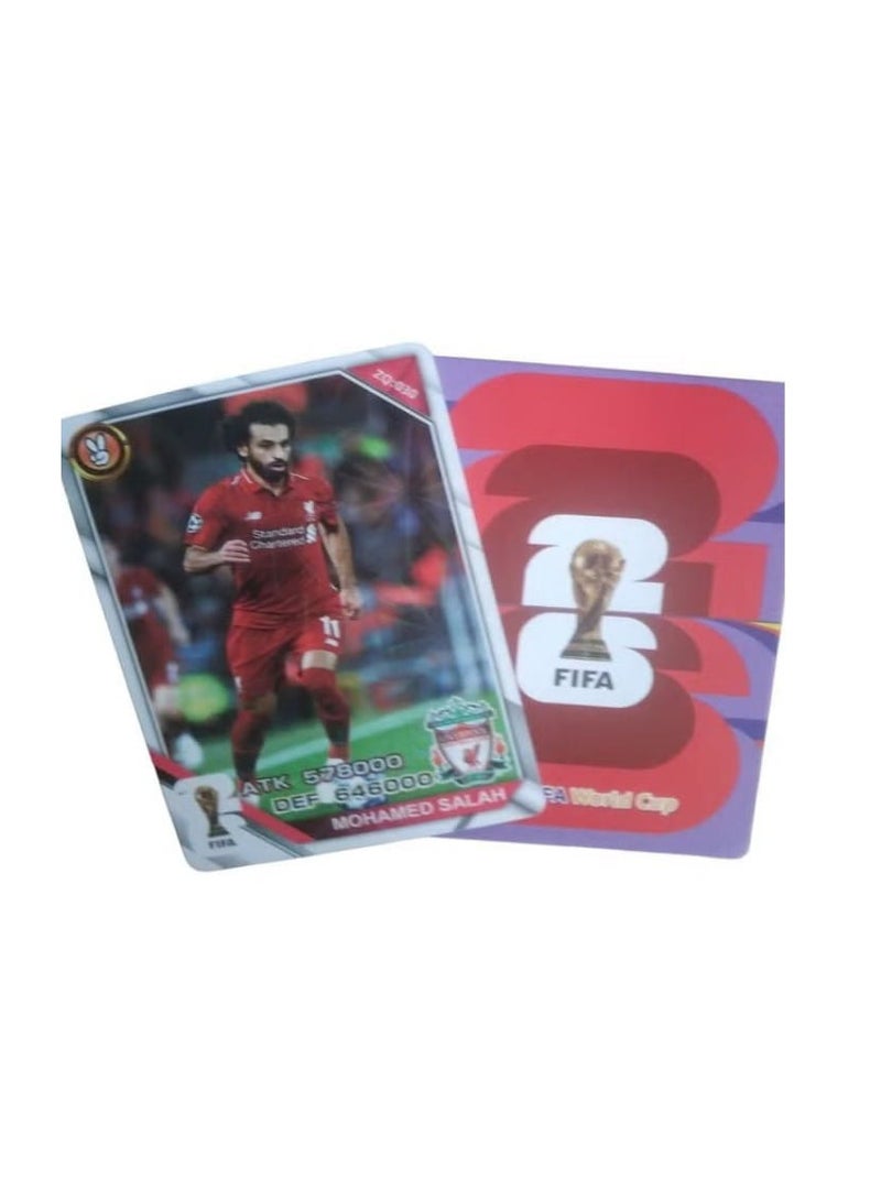 بطاقة نجوم كرة القدم - قطعة واحدة من بطاقات لاعبي كرة القدم الفريدة - تحتوي كل عبوة على 8 بطاقات مختلفة لخلق لحظات لا تُنسى - Image 2