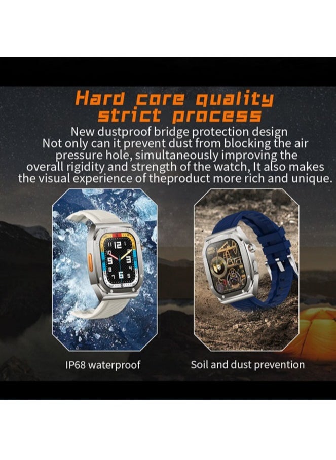 AROAQ - Z79 Max Smartwatch with HD Screen NFC Compass Function Custom Dial Bluetooth Calls Music Player and Health Monitor - Image 1