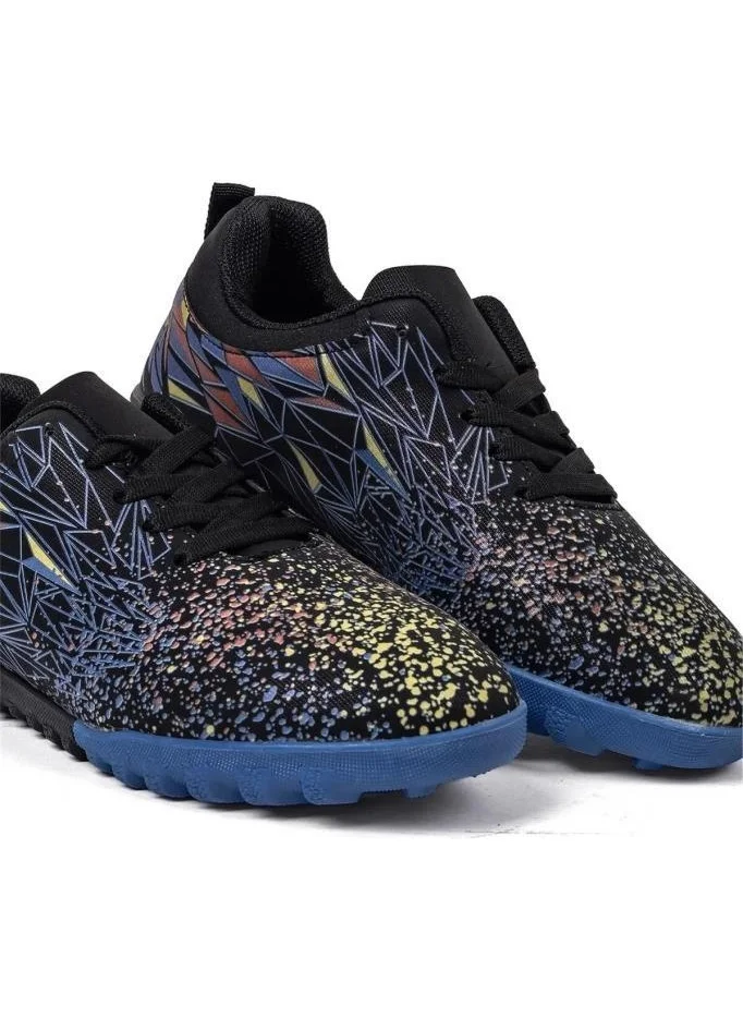 Cool Messi Boy's Lace-Up AstroTurf Football Shoes