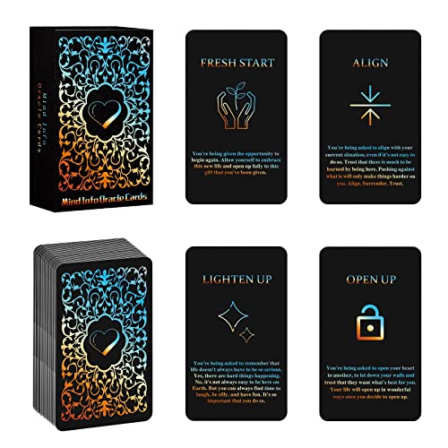 sishui Life Oracle Cards Deck Mind Info Oracle Cards Oracle Cards for Beginners Answers to Guiding You Through Life and Career Questions - Image 1