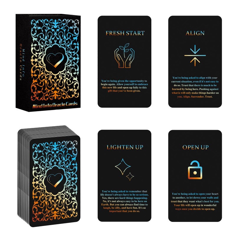 sishui Life Oracle Cards Deck Mind Info Oracle Cards Oracle Cards for Beginners Answers to Guiding You Through Life and Career Questions - Image 3