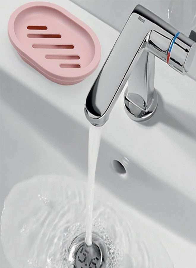 ELANE 4PCS Shower Soap Holder,Soap Dish with Drainage, Plastic Soap Box,Bar Soap Holder for Shower Bathroom Kitchen - Image 5