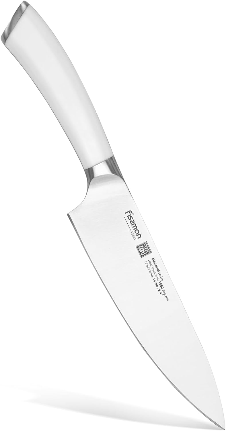 Fissman Chef Knife 6.4'' Kitchen Knife Ultra Sharp, German High Carbon Stainless Steel Knife Magnum Series, Professional Kitchen Knife, Perfect for Men, Dad, Chef with Elegant Packaging - Image 2