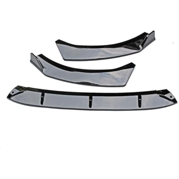 NTING Front Bumper Lip Compatible with 2021 2022 2023 2024 Kia K5, ABS Front Air Dam Body Kit Chin Spoiler Splitter Diffuser 3PCS/1SET, Gloss Black - Image 2