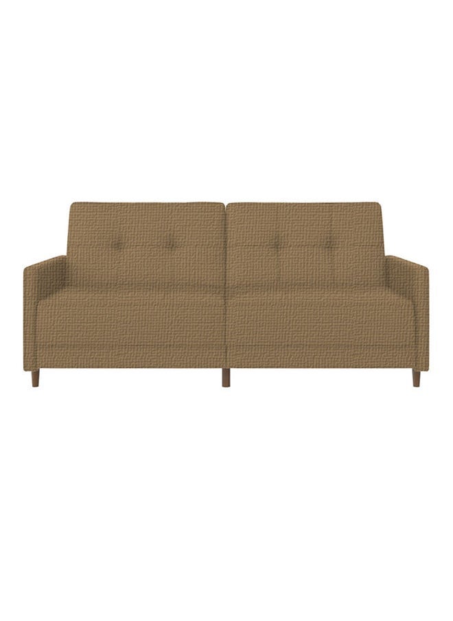 Soufa Dibaj Odessa | 2-Seater Sofa Upholstered In Velvet 193x85x86 cm - Beige - Image 4