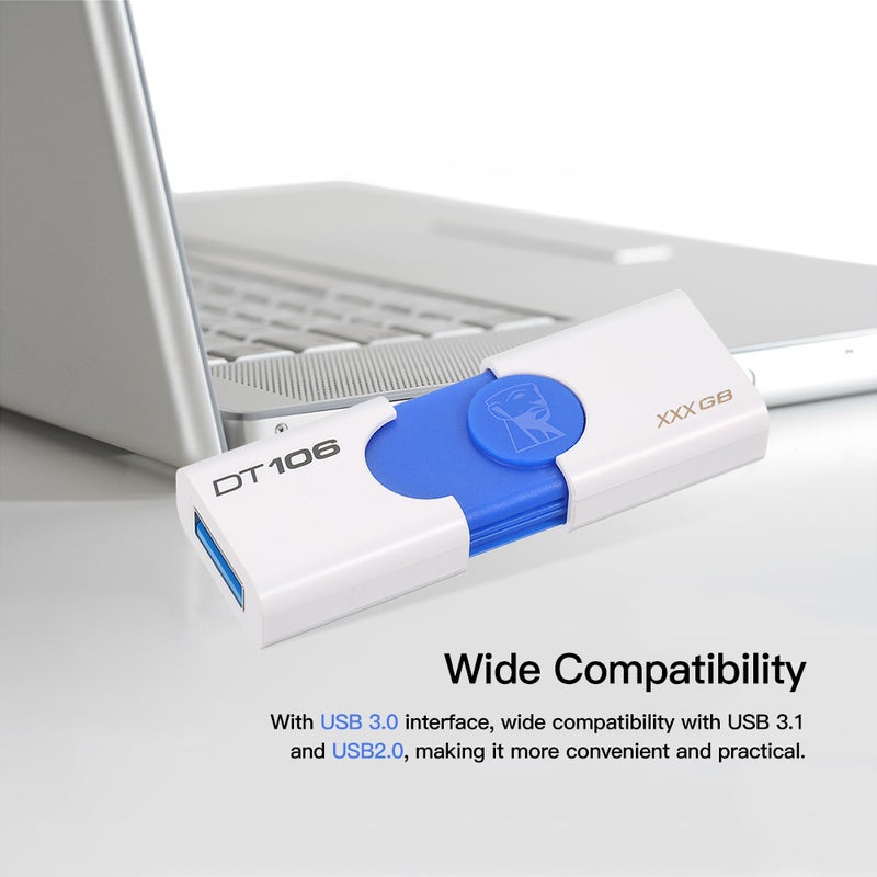 كينغستون فلاش درايف عالي السرعة بمنفذ USB وذاكرة تخزين سعة 128 جيجابايت - Image 3