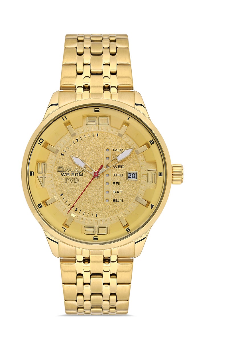 OMAX Men's Wrist-Watch | Analog | Stainless Steel Band | Elegant Design - Image 1