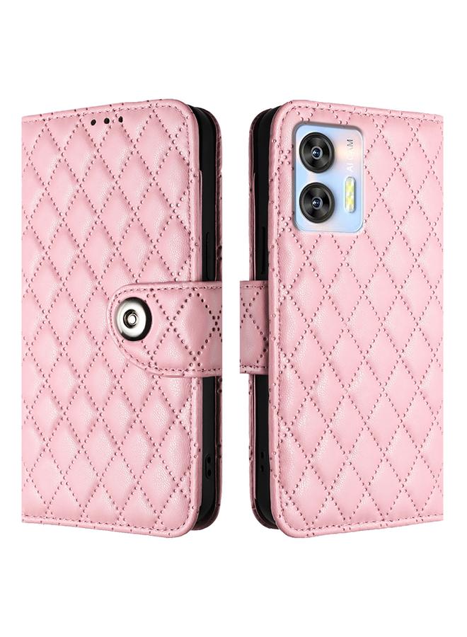 إيروريكس جراب لهاتف Oukitel C35 / C36 جراب هاتف جلدي قلاب بملمس معيني مع حبل تعليق - Image 2