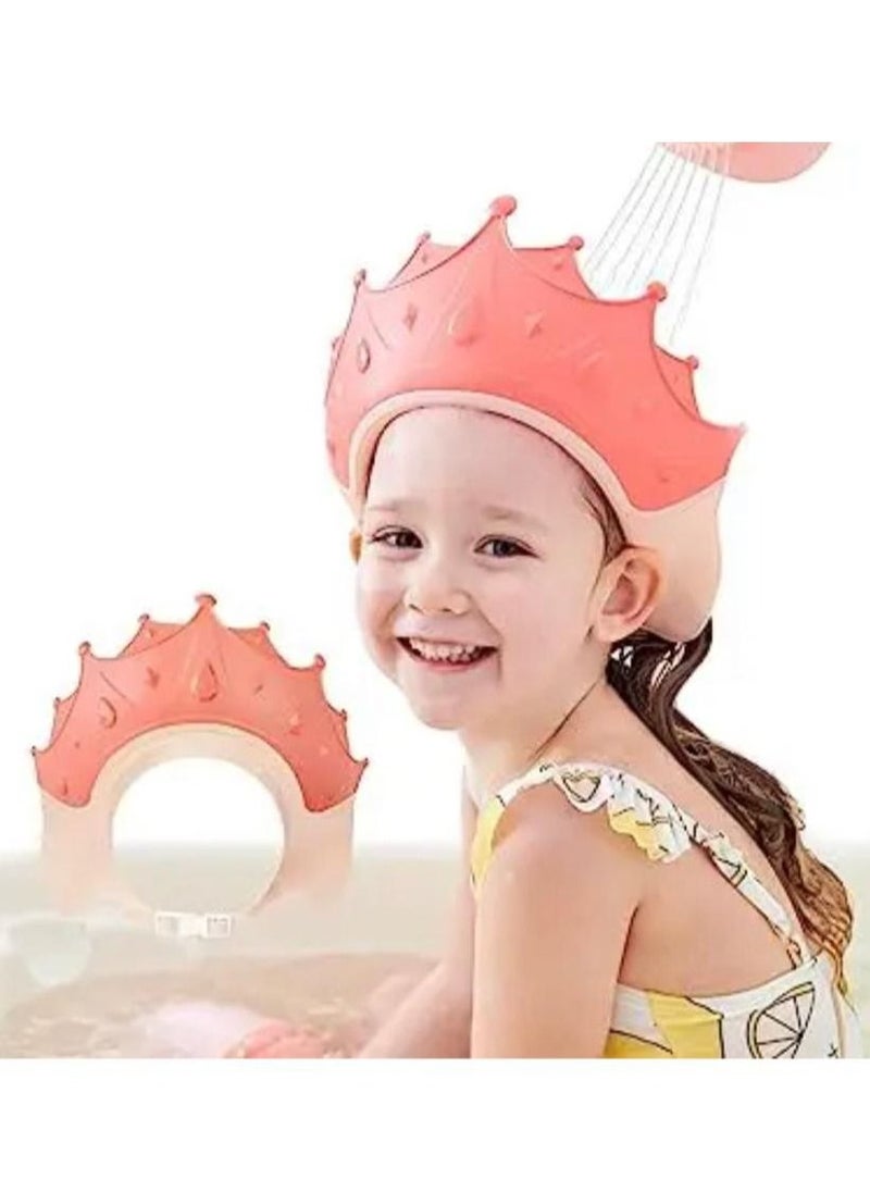 سوسيكو قبعة استحمام للأطفال حماية للعين والأذن لون زهري  - Image 3