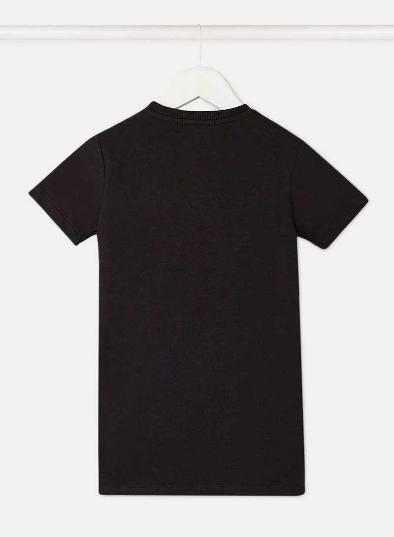 Calvin Klein Jeans Kids Polaroid Monogram T-Shirt Dress