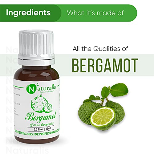 Naturalis Essence of Nature Bergamot Essential Oil for Insomnia, Stress, Depression, Hair & Face Care - 15ml - Image 3