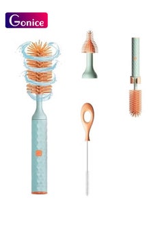 Gonice Electric Bottle Brush, Baby Bottle Brush Cleaner, with Rechargeable Battery and 2 Brush Heads, Electric Baby Bottle Cleaner  - Image 1