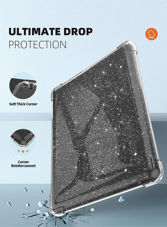 بشكل مختصر حافظة بلورية لامعة لجهاز Kindle Paperwhite 12th Generation-2024 الجديد كليًا مقاس 7 بوصات أو Kindle Colorsoft Signature Edition 2024، غطاء شفاف رقيق من السيليكون مقاوم للصدمات (لامع شفاف) - Image 2