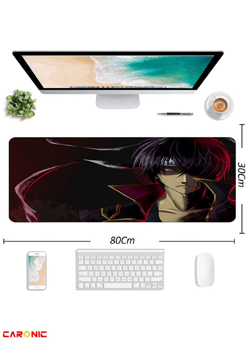 CARONIC - Large Gaming Mouse Pad with Superior Micro Weave Cloth Extended Desk Mousepad with Stitched Edges Non-Slip Base Water Resist Keyboard Pad For Gamer And Office Home Carl M1517 - Image 1