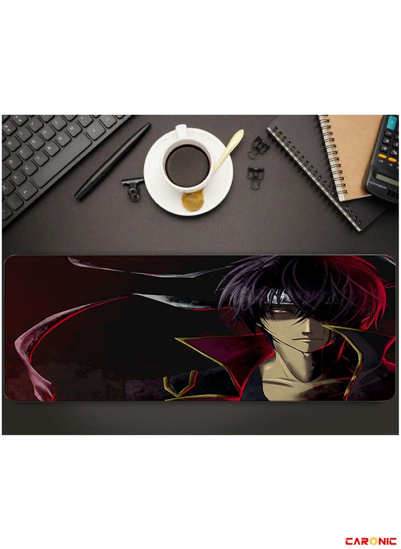 CARONIC - Large Gaming Mouse Pad with Superior Micro Weave Cloth Extended Desk Mousepad with Stitched Edges Non-Slip Base Water Resist Keyboard Pad For Gamer And Office Home Carl M1517 - Image 1