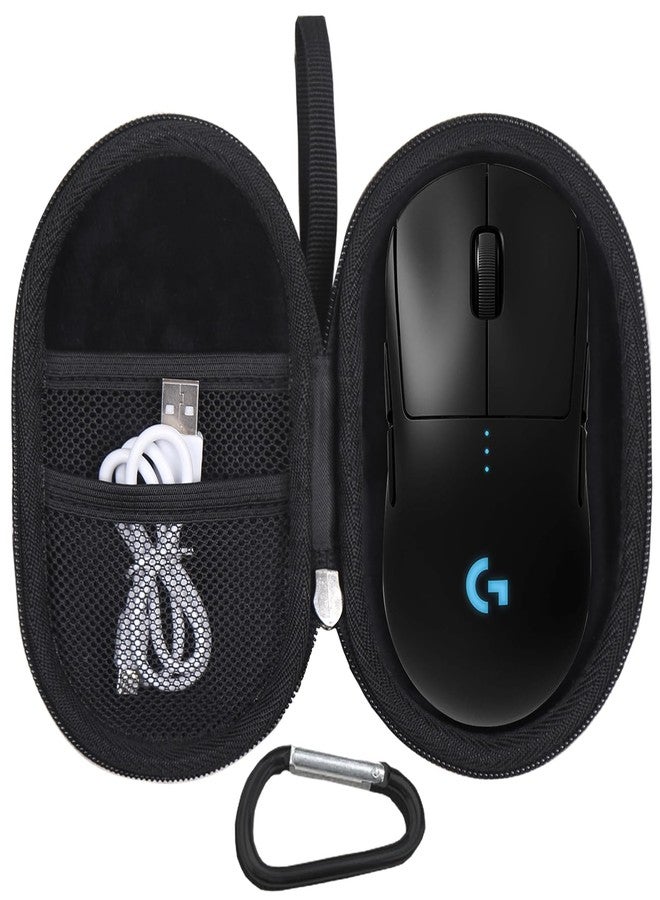 worfty Mouse Case for Logitech G PRO X Superlight 2/2 DEX/ 2c for X Superlight for Pro 2 Lightspeed Wireless/Wired Gaming Mouse (Case Only) (Black) - Image 1