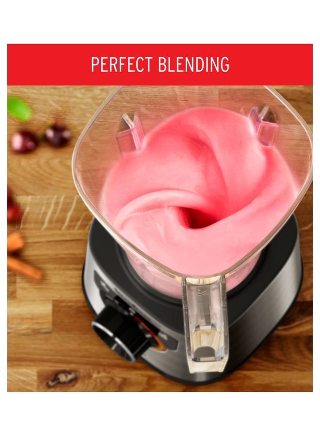 Moulinex Blender | PerfectMix |High Speed  Blender Smoothie Maker | Mixer | Powelix Life Technology for fast Results | Light and Unbreakable Jar | Powerful Blending | InspiringApp |600 ml on the go bottle | 2 Years Warranty 2 L 1200 W LM88HD27 Silver - Image 4
