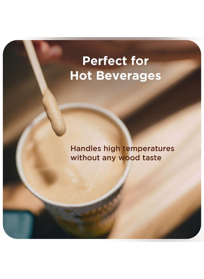 Makerstep Makerstep Birch Wood Coffee Stirrers, 7 Inch Coffee Stir Sticks (1000 Pack) Eco-friendly, Sturdy Wooden Sticks. Splinter Free, Round End. Great For Your Coffee Nook  - Image 5