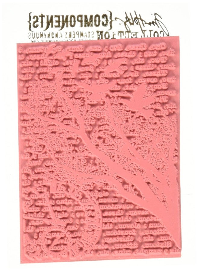 Stampers Anonymous Tim Holtz Cling Stamp 2.5"X3.5", Time - Image 2