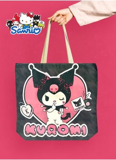 Sanrio Sanrio Kuromi Character Tote Bag for Adults and Kids Cotton Purple  - Image 1