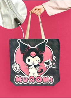 Sanrio Sanrio Kuromi Character Tote Bag for Adults and Kids Cotton Purple  - Image 2
