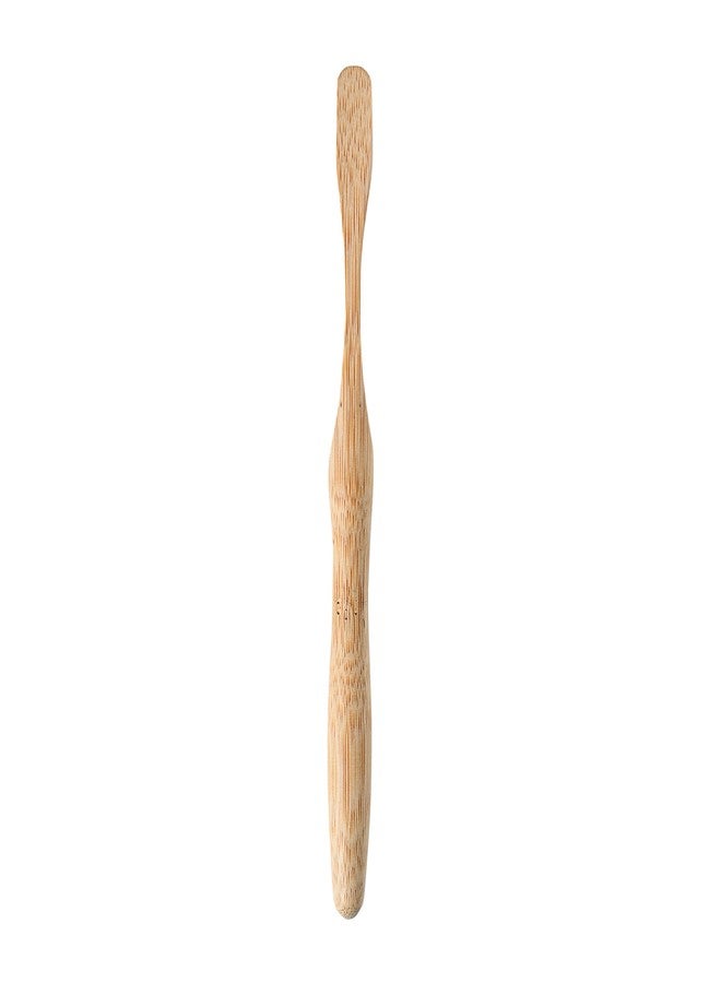 Premium Bamboo Toothbrush for Adults Ultra Soft Bristles - Biodegradable & Anti-Bacterial / Eco Friendly & Natural bristles (Curved Edged Brush design) - Image 5