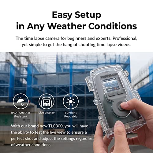Brinno Time Lapse Camera BCC300-M - Outdoor Construction Jobsite, Plant, Weather Timelapse Camera - LCD Screen, Extended Battery Life, IPX4 Water-Resistant, Wall Mount - Image 2