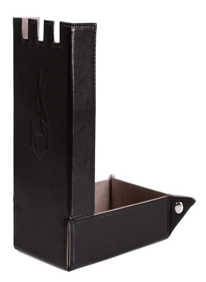 Forged Dice Co. Draco Castle Foldable Dice Tray and Dice Tower - Foldable DND Dice Tray and Dice Rolling Tray Tower - Perfect for Dungeons and Dragons RPG and Tabletop Gaming - Gray - Image 3