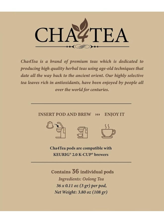 Cha4TEA Oolong Tea K Cups - 36 Pods - Image 3