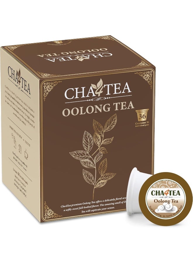 Cha4TEA Oolong Tea K Cups - 36 Pods - Image 1