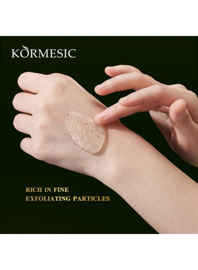 Kormesic 2Pcs 24K Gold Exfoliating Scrub Cleanser for Face, Glowing Skin Facial Cleanser, Anti-Aging Moisturize and Nourish Remove Dead Skin 2 x 100g - Image 5