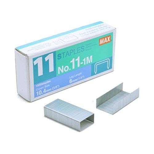 Max Staples No. 11-1M- Pack of 10 Boxes (10,000 Staples) - Image 2