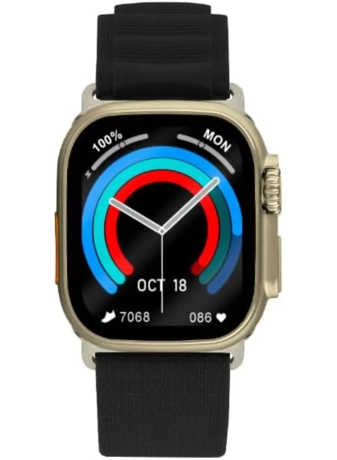 سلازنجر Slazenger Unisex Movement Watch, SMART Display and Cloth Strap - SL.9.2223.5.11, Black