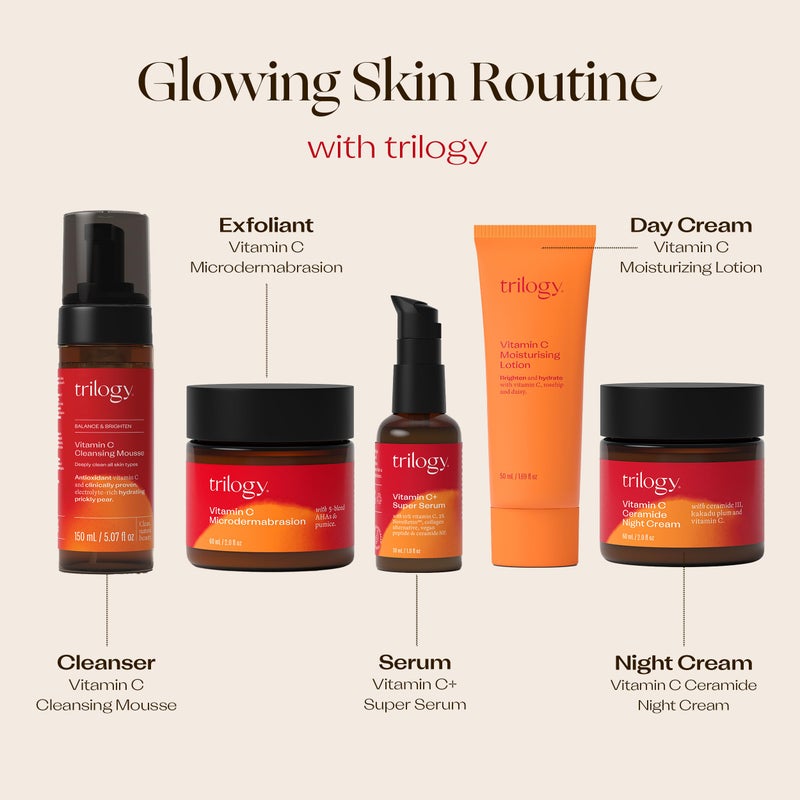 Trilogy Vitamin C Cleansing Mousse, Antioxidant Balancing Facial Cleanser, 150mL - Image 5