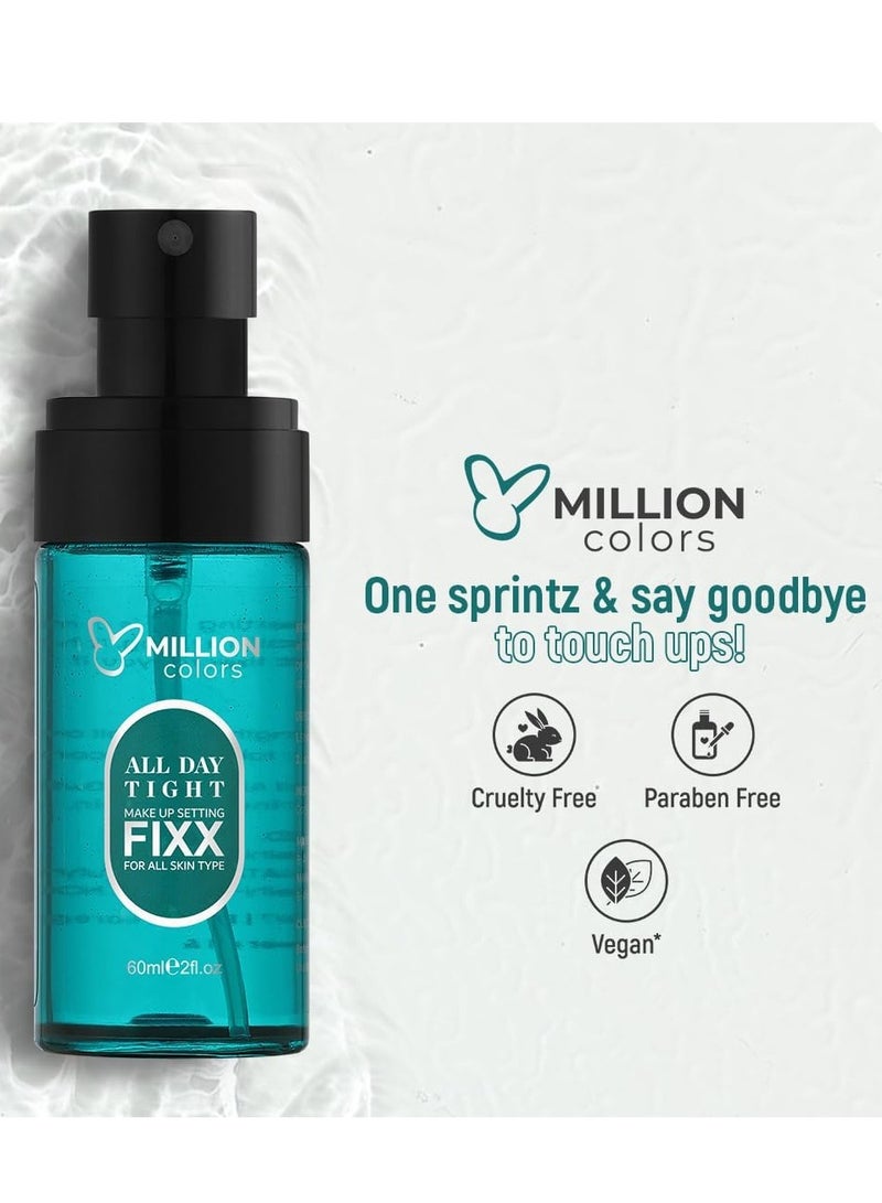 Million Colors Makeup Fixer Spray After Makeup - 60ml (Pack of 2) - Image 3
